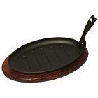 Sizzler Platter & Trivet Sizzler 9.75"