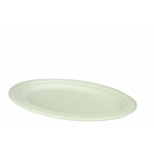 Vegware Compostable Oval Bagasse Plates 10inch