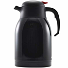 Black St/St Vacuum Push Button Jug 2L