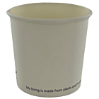 Zeus Compostable White Soup Cups 12oz