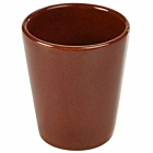 Terra Stoneware Rustic Red Conical Cup 10cm