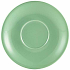 Genware Porcelain Green Saucer 12cm/4.75"