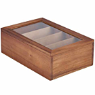 Acacia Wood Tea Box 30X20X10cm