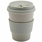 Grey Reusable Bamboo Fibre Coffee Cup 35cl/12.25oz