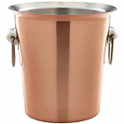 GenWare Copper Plated Wine Bucket With Ring Handles