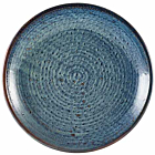 Terra Porcelain Aqua Blue Deep Coupe Plate 28cm