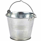 Galvanised Steel Serving Bucket 7cm Dia 4oz