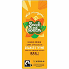 Seed and Bean Vegan Organic Orange & Thyme Dark Chocolate Ba