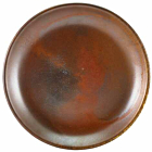 Terra Porcelain Rustic Copper Coupe Plate 19cm