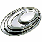 GenWare Stainless Steel Oval Flat 25.5cm/10"