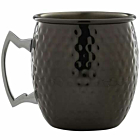 Barrel Gun Metal Mug 55cl/19.25oz Hammered