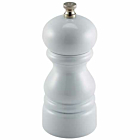 Genware Salt Or Pepper Grinder White 12.7cm