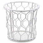 GenWare White Wire Basket 10cm Dia