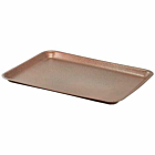 Galvanised Steel Tray 31.5x21.5x2cm Hammered Copper