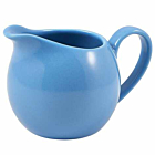 Genware Porcelain Blue Jug 14cl/5oz