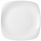 Genware Porcelain Rounded Square Plate 25cm/9.75"