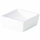 Genware Porcelain Square Dish 6.4 x 2.5cm/2.5 x 1"