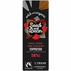 Seed and Bean Vegan 58% Organic Dark Chocolate Espresso Bars