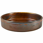 Terra Porcelain Rustic Copper Presentation Bowl 18cm