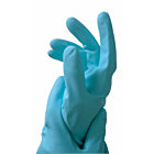 Caring Hands Small Blue Latex Rubber Gloves