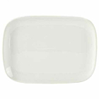 Genware Porcelain Ellipse Rectangular Plate 22.8 x 16.6cm/9