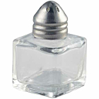 Individual Glass Pepper Pot 30 x 30 x 50mm