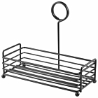 Black Wire Table Caddy 7.75 x 3.5 x 7" (H)