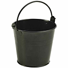 Galvanised Steel Serving Bucket 10cm Dia Black