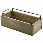 Industrial Wooden Crate 25 x 12 x 9.5cm