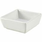 Genware Porcelain Square Dish 8.5 x 3.5cm/3.25 x 1.4"