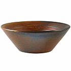 Terra Porcelain Rustic Copper Conical Bowl 14cm