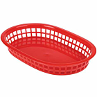 Fast Food Basket Red 27.5 x 17.5cm