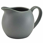 Genware Porcelain Matt Grey Jug 14cl/5oz