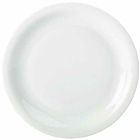 Genware Porcelain Narrow Rim Plate 16cm/6.25"