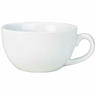 Genware Porcelain Bowl Shaped Cup 40cl/14oz