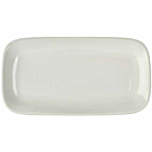 Genware Porcelain Rounded Rectangular Plate 35.5 x 19cm/14 x