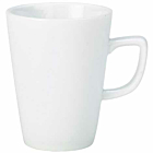 Genware Porcelain Conical Coffee Mug 22cl/7.75oz