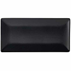 Luna Stoneware Black Rectangular Plate 25 x 15cm/10 x 6"