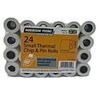 Robinson Young Small Thermal Chip & Pin Rolls - unit