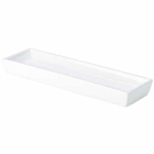 Genware Porcelain Rectangular Dish Holder 28 x 8cm/11 x 3.25