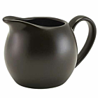 Genware Porcelain Matt Black Jug 14cl/5oz