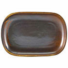 Terra Porcelain Rustic Copper Rectangular Plate 24 x 16.5cm