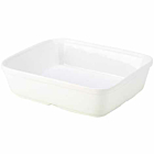 Genware Porcelain Rectangular Roaster 24.5 x 20cm/9.5 x 8"