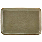 Terra Porcelain Grey Rectangular Platter 30 x 20cm