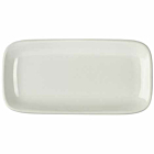 Genware Porcelain Rounded Rectangular Plate 24.5 x 12.5cm/9.