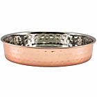 GenWare Hammered Copper Plated Presentation Plate 15cm