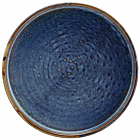 Terra Porcelain Aqua Blue Low Presentation Plate 18cm