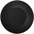 Luna Stoneware Black Wide Rim Plate 30.5cm/12"