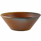 Terra Porcelain Rustic Copper Conical Bowl 16cm