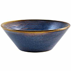 Terra Porcelain Aqua Blue Conical Bowl 14cm